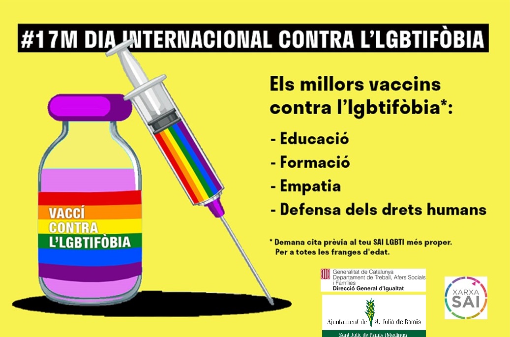 17M DIA INTERNACIONAL CONTRA L'LGBTIFÒBIA
